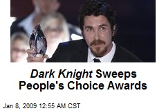 Dark Knight Sweeps People's Choice Awards