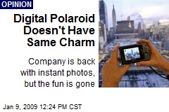 Digital Polaroid Doesn't Have Same Charm