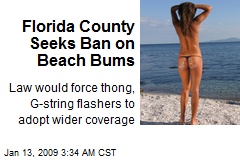 Florida County Seeks Ban on Beach Bums
