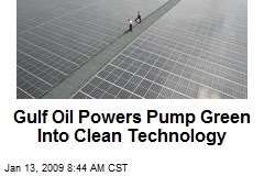 Gulf Oil Powers Pump Green Into Clean Technology
