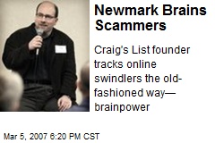 Newmark Brains Scammers