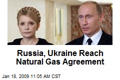 Russia, Ukraine Reach Natural Gas Agreement