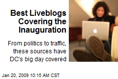 Best Liveblogs Covering the Inauguration