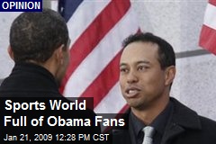 Sports World Full of Obama Fans