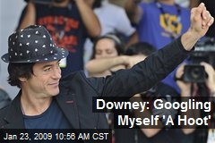 Downey: Googling Myself 'A Hoot'