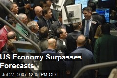 US Economy Surpasses Forecasts