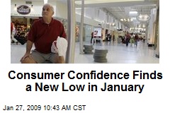 Consumer Confidence Finds a New Low in January