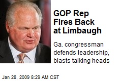GOP Rep Fires Back at Limbaugh