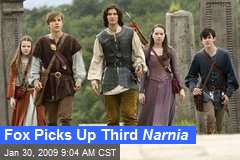 Fox Picks Up Third Narnia