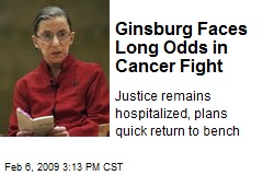 Ginsburg Faces Long Odds in Cancer Fight