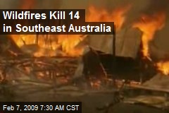 Wildfires Kill 14 in Southeast Australia
