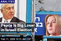 Peace Is Big Loser in Israeli Election