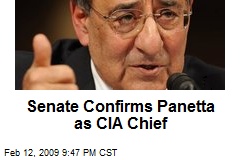 Senate Confirms Panetta as CIA Chief