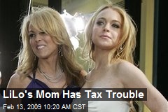LiLo's Mom Has Tax Trouble