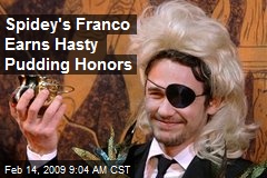 Spidey's Franco Earns Hasty Pudding Honors