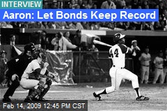 Aaron: Let Bonds Keep Record