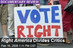 Right America Divides Critics