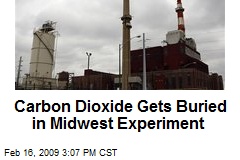 Carbon Dioxide Gets Buried in Midwest Experiment