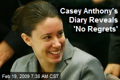 Casey Anthony's Diary Reveals 'No Regrets'