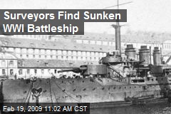 Surveyors Find Sunken WWI Battleship