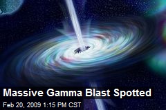 Massive Gamma Blast Spotted