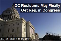 DC Residents May Finally Get Rep. in Congress