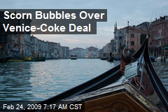 Scorn Bubbles Over Venice-Coke Deal
