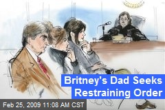 Britney's Dad Seeks Restraining Order