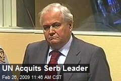 UN Acquits Serb Leader