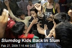 Slumdog Kids Back in Slum