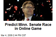 Predict Minn. Senate Race in Online Game