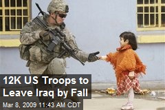 12K US Troops to Leave Iraq by Fall