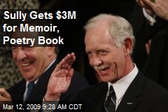 Sully Gets $3M for Memoir, Poetry Book