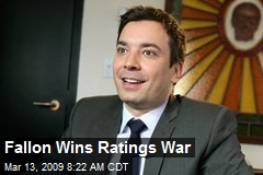 Fallon Wins Ratings War