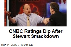 CNBC Ratings Dip After Stewart Smackdown