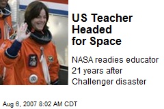 US Teacher Headed for Space