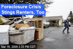 Foreclosure Crisis Stings Renters, Too