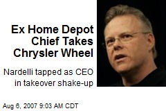 Ex Home Depot Chief Takes Chrysler Wheel