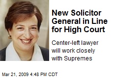 New Solicitor General in Line for High Court
