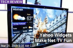 Yahoo Widgets Make Net TV Fun
