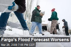 Fargo's Flood Forecast Worsens