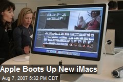 Apple Boots Up New iMacs