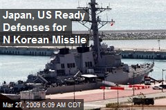 Japan, US Ready Defenses for N Korean Missile