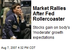 Market Rallies After Fed Rollercoaster