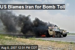 US Blames Iran for Bomb Toll