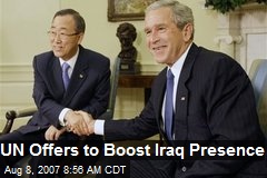 UN Offers to Boost Iraq Presence