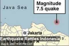 Earthquake Rattles Indonesia