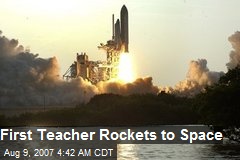 First Teacher Rockets to Space