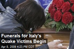 Funerals for Italy's Quake Victims Begin