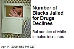 Number of Blacks Jailed for Drugs Declines
